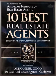 Award for 10 Best Real Estate Agent 2017